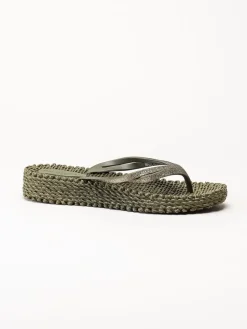 Ilse Jacobsen - Cheerful13 - Gröna flip flops med glitter