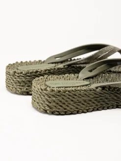 Ilse Jacobsen - Cheerful13 - Gröna flip flops med glitter