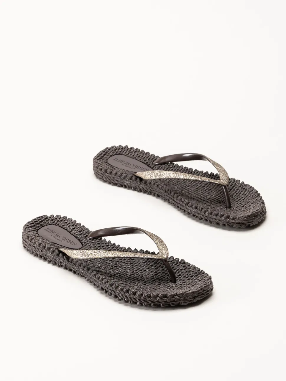 Ilse Jacobsen - Cheerful01 - Mörkbruna flip flops