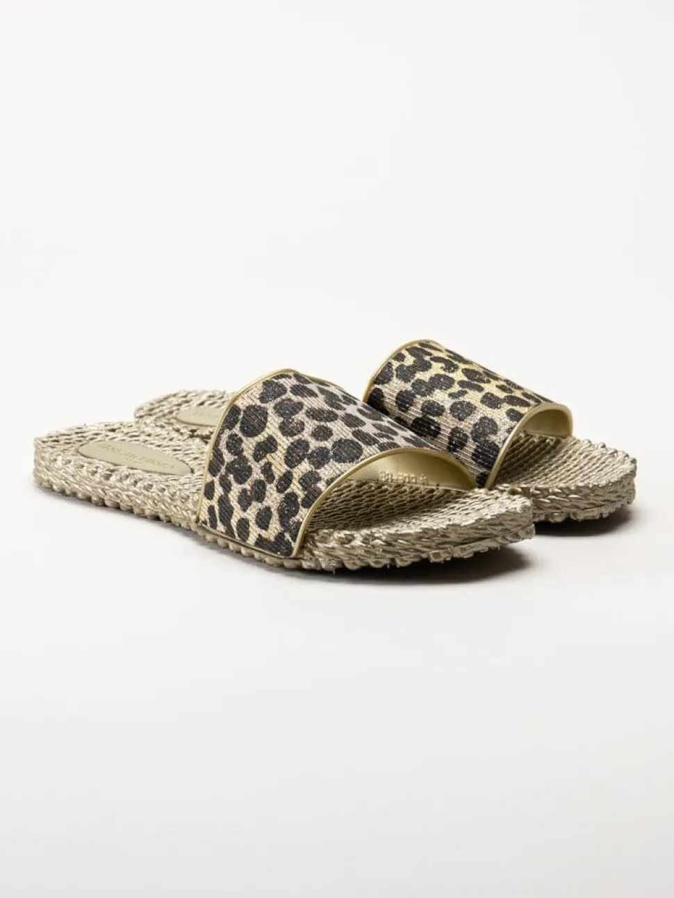 Ilse Jacobsen - Cherio190GL - Leopardmönstrade slip in sandaler