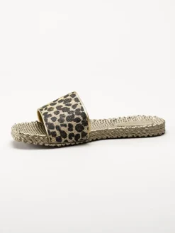 Ilse Jacobsen - Cherio190GL - Leopardmönstrade slip in sandaler