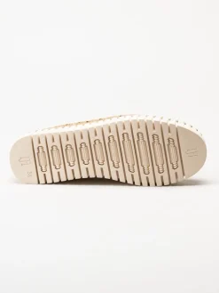 Ilse Jacobsen - Tulip3373 - Beige slip on skor med perforering
