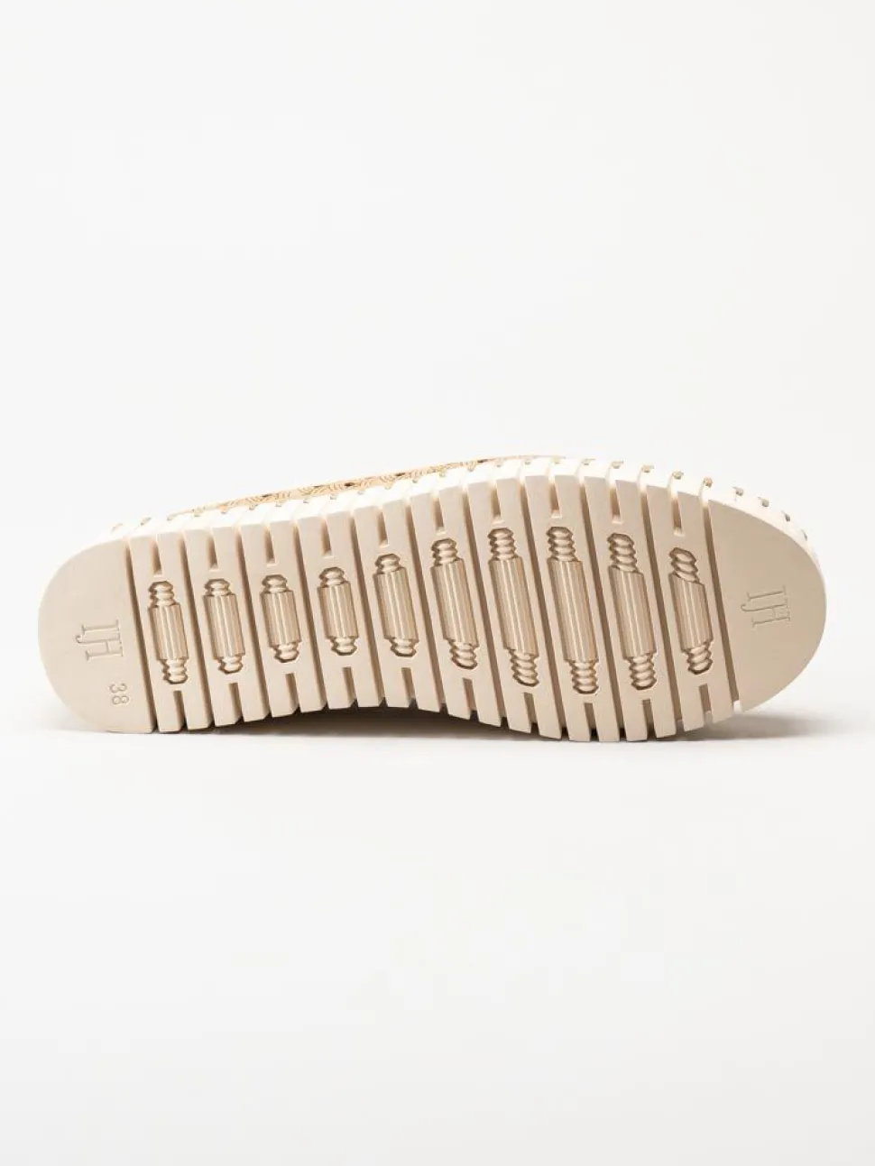 Ilse Jacobsen - Tulip3373 - Beige slip on skor med perforering