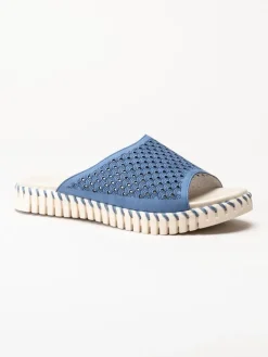 Ilse Jacobsen - Tulip1375 - Blå slip in sandaler