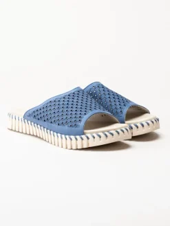 Ilse Jacobsen - Tulip1375 - Blå slip in sandaler