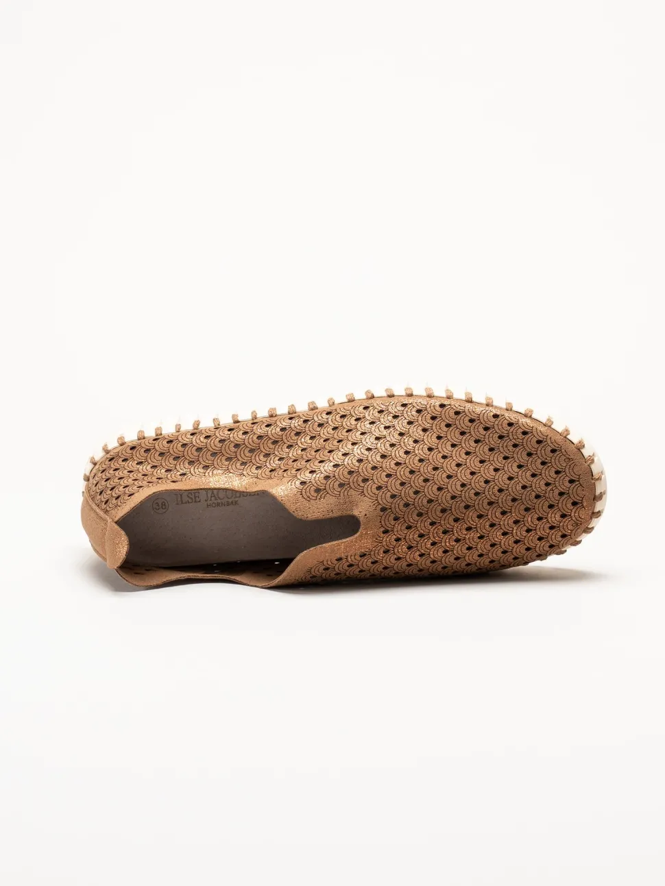 Ilse Jacobsen - Tulip Glitter - Bruna slip on skor