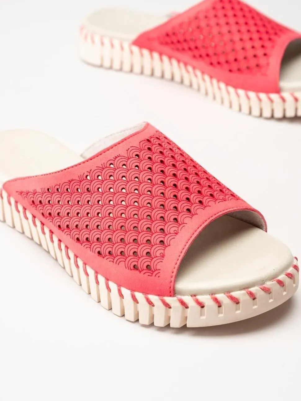 Ilse Jacobsen - Tulip1375 - Korallfärgade slip in sandaler