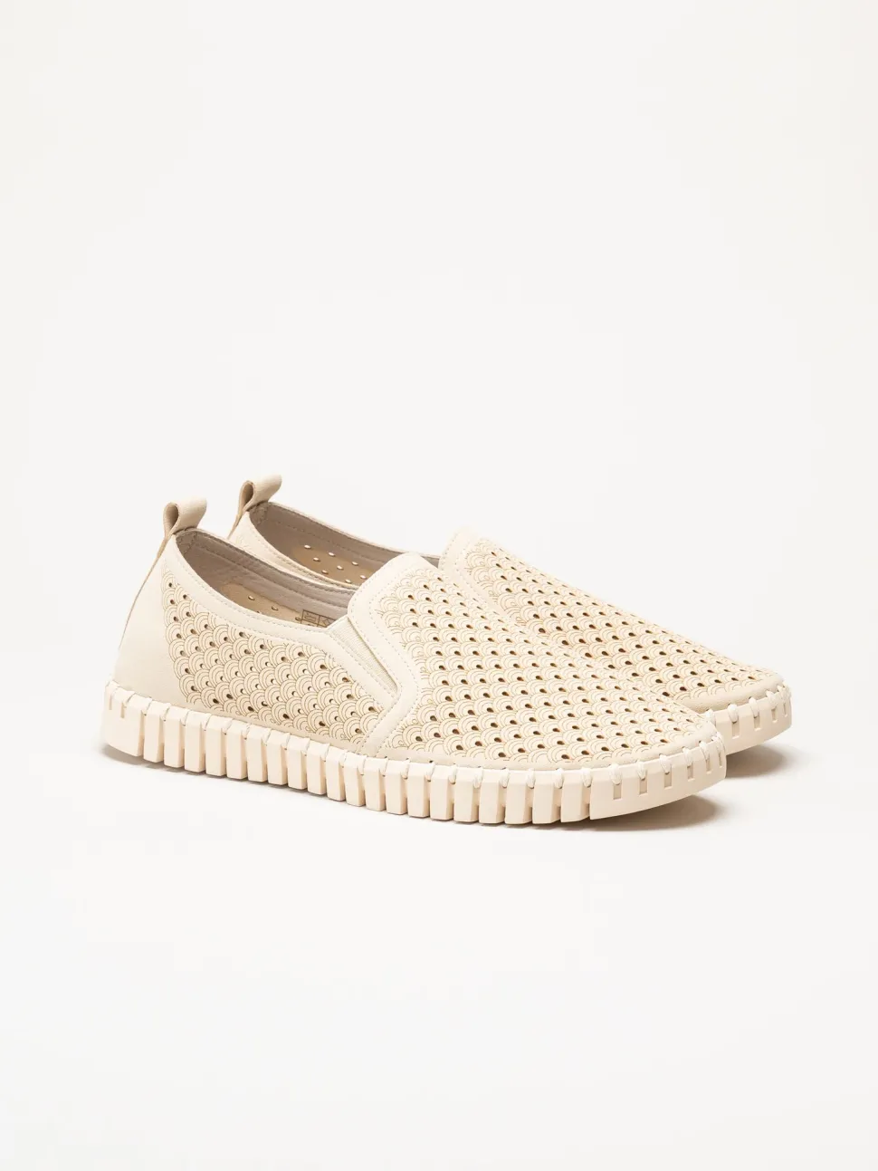 Ilse Jacobsen - Tulip Men - Beige slip on skor