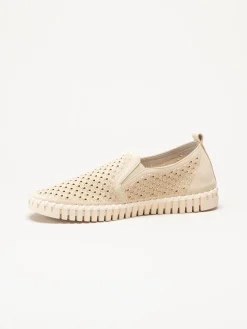 Ilse Jacobsen - Tulip Men - Beige slip on skor