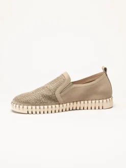 Ilse Jacobsen - Tulip Men - Beige slip on skor