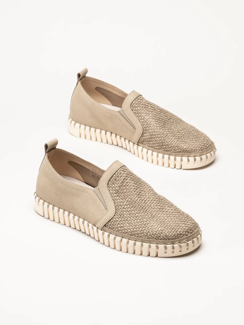 Ilse Jacobsen - Tulip Men - Beige slip on skor