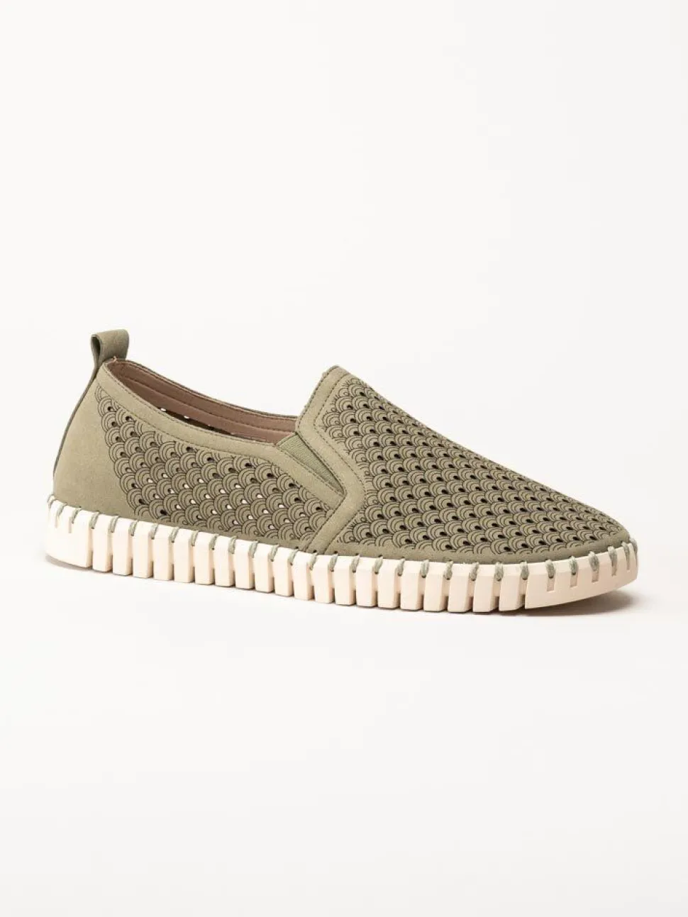 Ilse Jacobsen - Tulip Men - Gröna slip on skor
