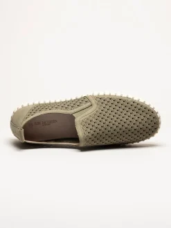Ilse Jacobsen - Tulip Men - Gröna slip on skor