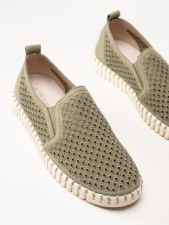 Ilse Jacobsen - Tulip Men - Gröna slip on skor