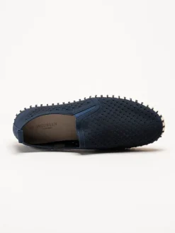 Ilse Jacobsen - Tulip Men - Mörkblå slip on skor
