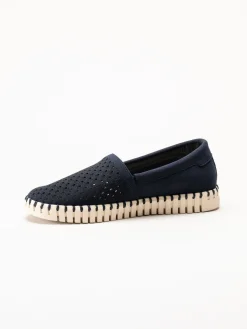 Ilse Jacobsen - Tulip - Mörkblå espadrillos
