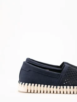 Ilse Jacobsen - Tulip - Mörkblå espadrillos