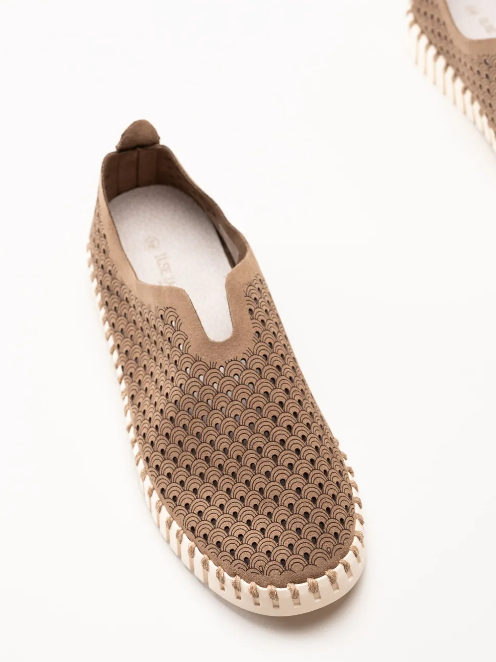 Ilse Jacobsen - Tulip - Mörkbruna slip on skor