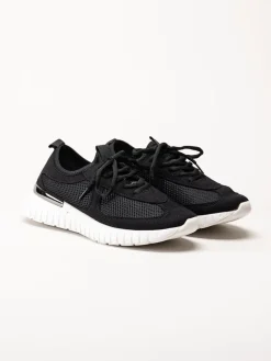 Ilse Jacobsen - Tulip4175 - Svarta sneakers i mesh
