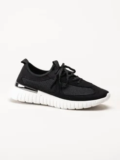 Ilse Jacobsen - Tulip4175 - Svarta sneakers i mesh