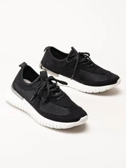 Ilse Jacobsen - Tulip4175 - Svarta sneakers i mesh