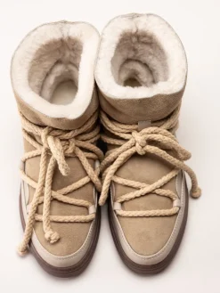 Inuikii - Classic - Beige vinterboots med fårskinnsfoder