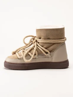Inuikii - Classic - Beige vinterboots med fårskinnsfoder