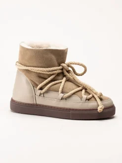 Inuikii - Classic - Beige vinterboots med fårskinnsfoder