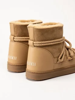 Inuikii - Classic - Beige vinterboots med fårskinnsfoder