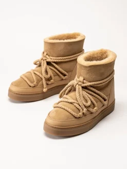 Inuikii - Classic - Beige vinterboots med fårskinnsfoder