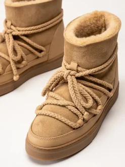 Inuikii - Classic - Beige vinterboots med fårskinnsfoder