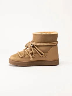Inuikii - Classic - Beige vinterboots med fårskinnsfoder