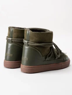 Inuikii - Classic - Gröna vinterboots med fårskinnsfoder