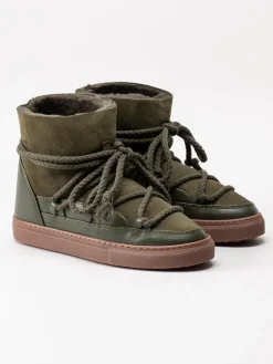 Inuikii - Classic - Gröna vinterboots med fårskinnsfoder