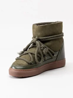 Inuikii - Classic - Gröna vinterboots med fårskinnsfoder