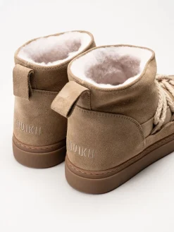 Inuikii - Classic Low - Beige fodrade boots i mocka