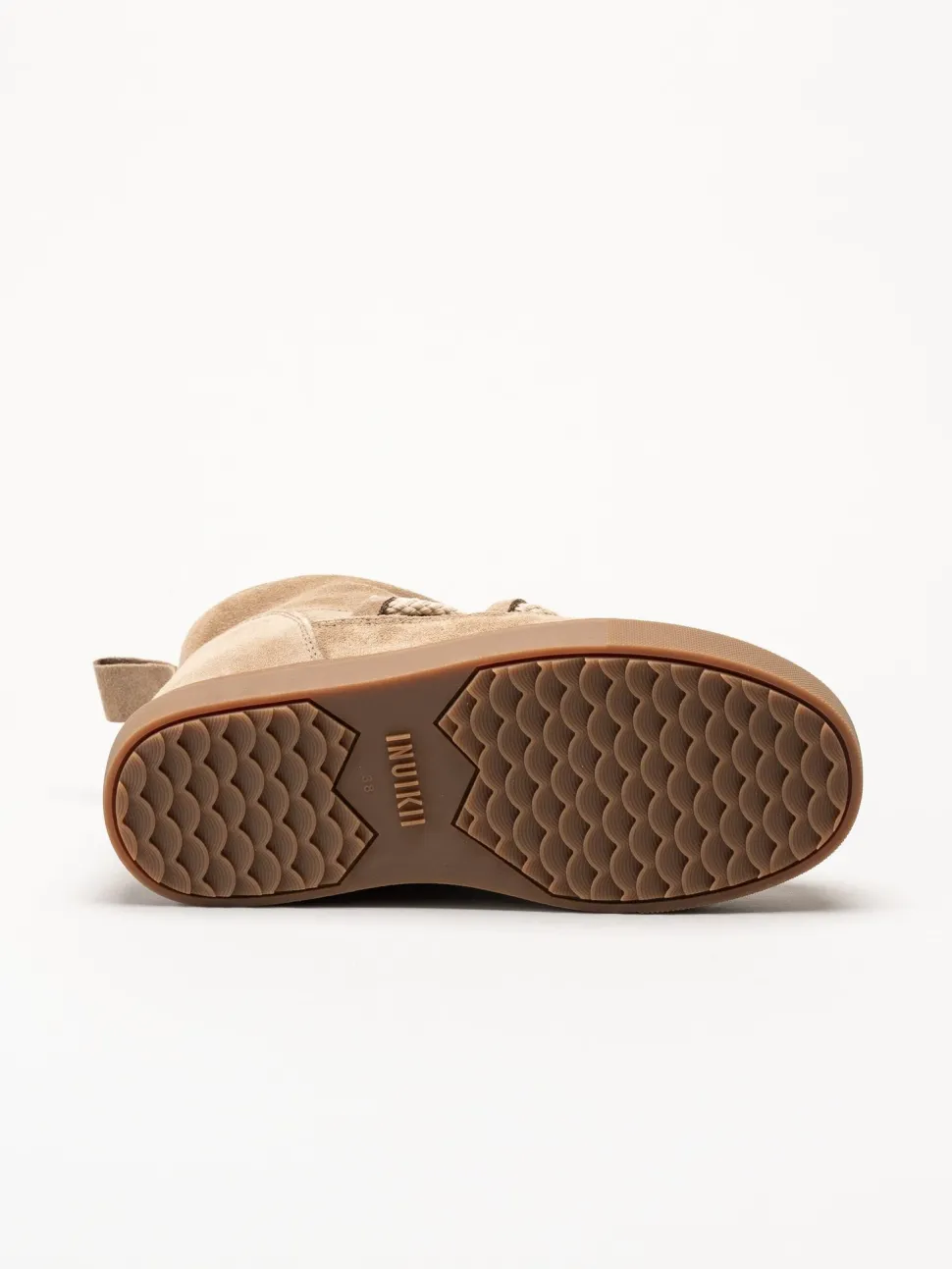 Inuikii - Classic Low - Beige fodrade boots i mocka