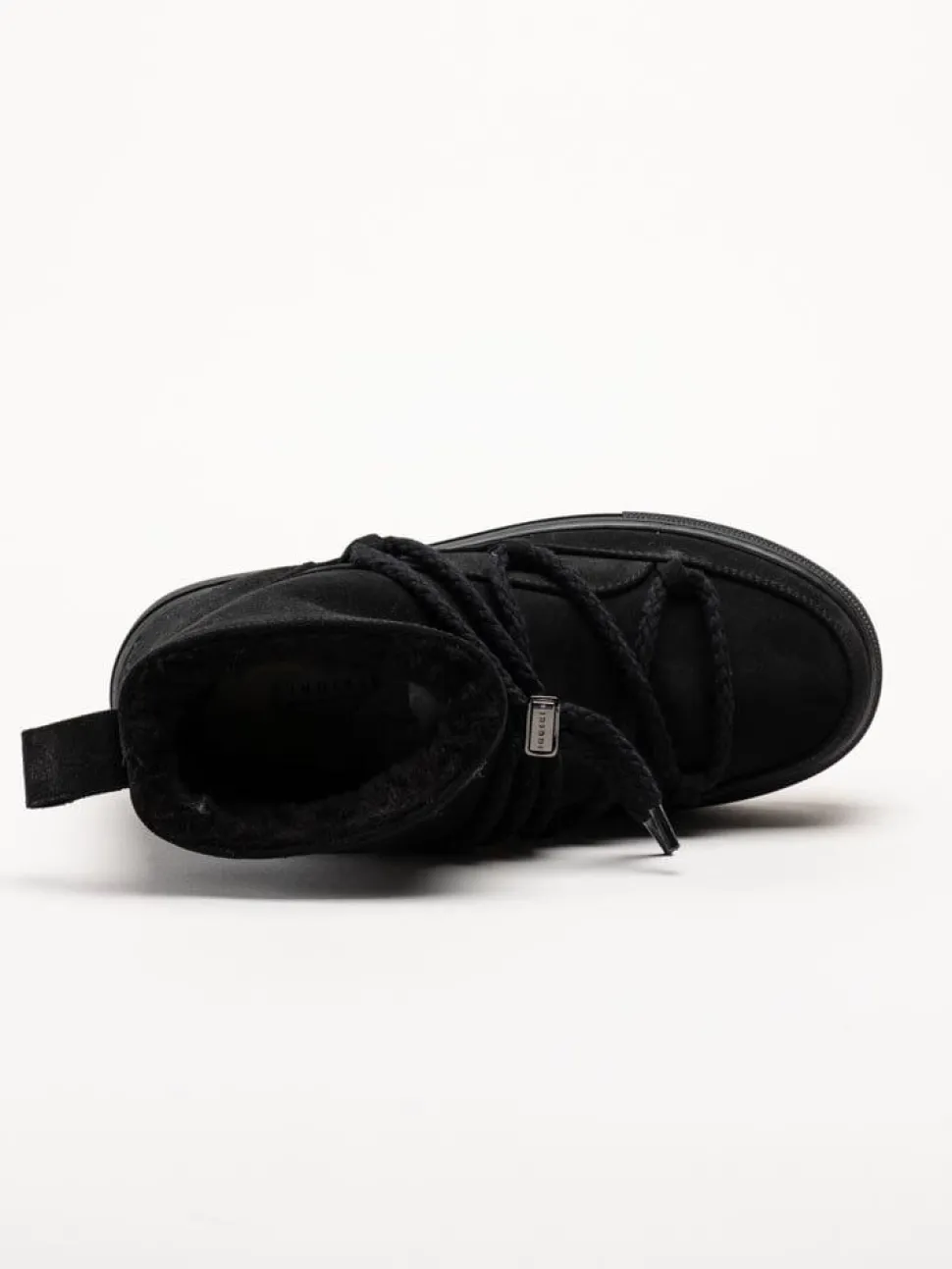 Inuikii - Classic Low - Svarta låga mocka boots