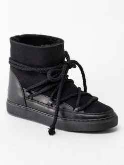 Inuikii - Classic - Svarta vinterboots med fårskinnsfoder