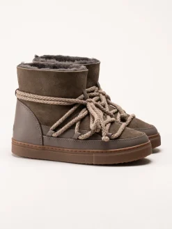 Inuikii - Classic - Taupe vinterboots med fårskinnsfoder