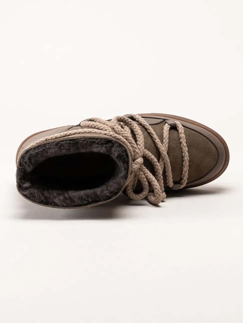 Inuikii - Classic - Taupe vinterboots med fårskinnsfoder