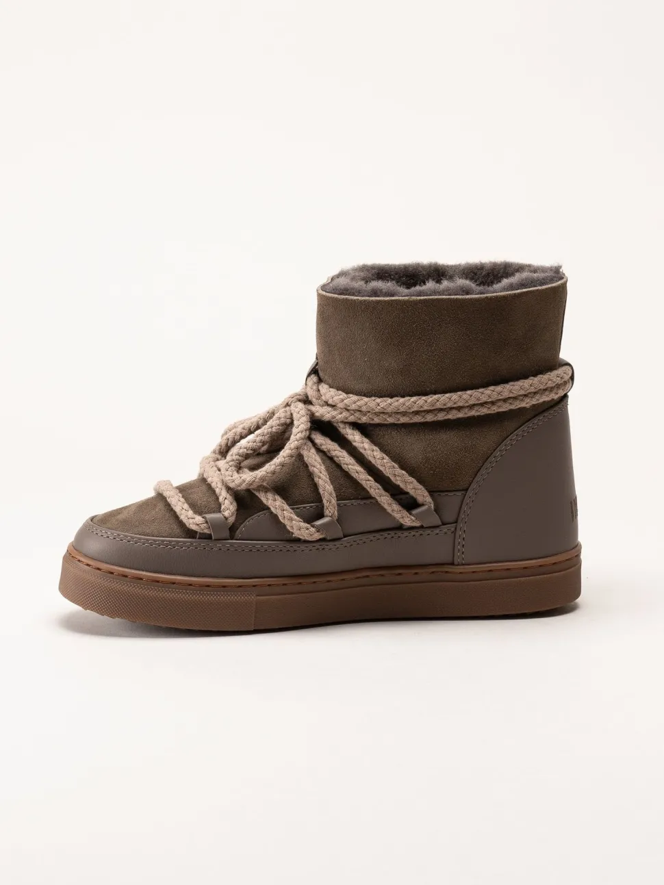 Inuikii - Classic - Taupe vinterboots med fårskinnsfoder