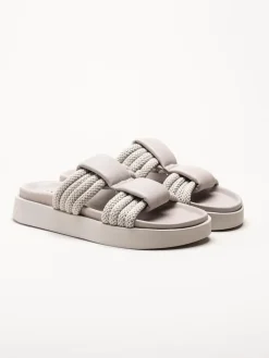 Inuikii - Cord Athena - Grå slip in sandaler i skinn