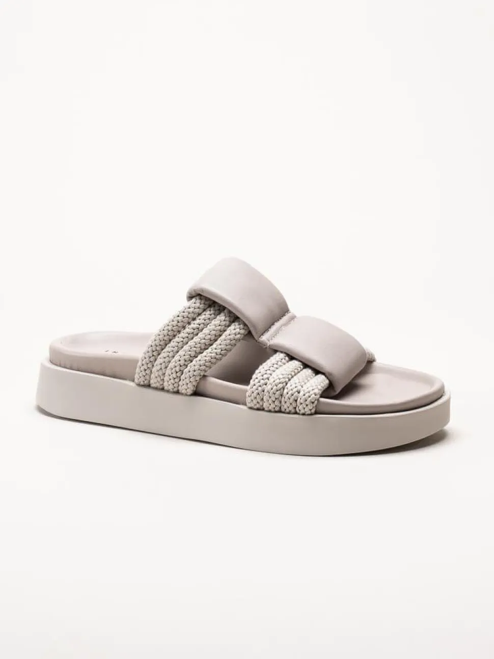 Inuikii - Cord Athena - Grå slip in sandaler i skinn