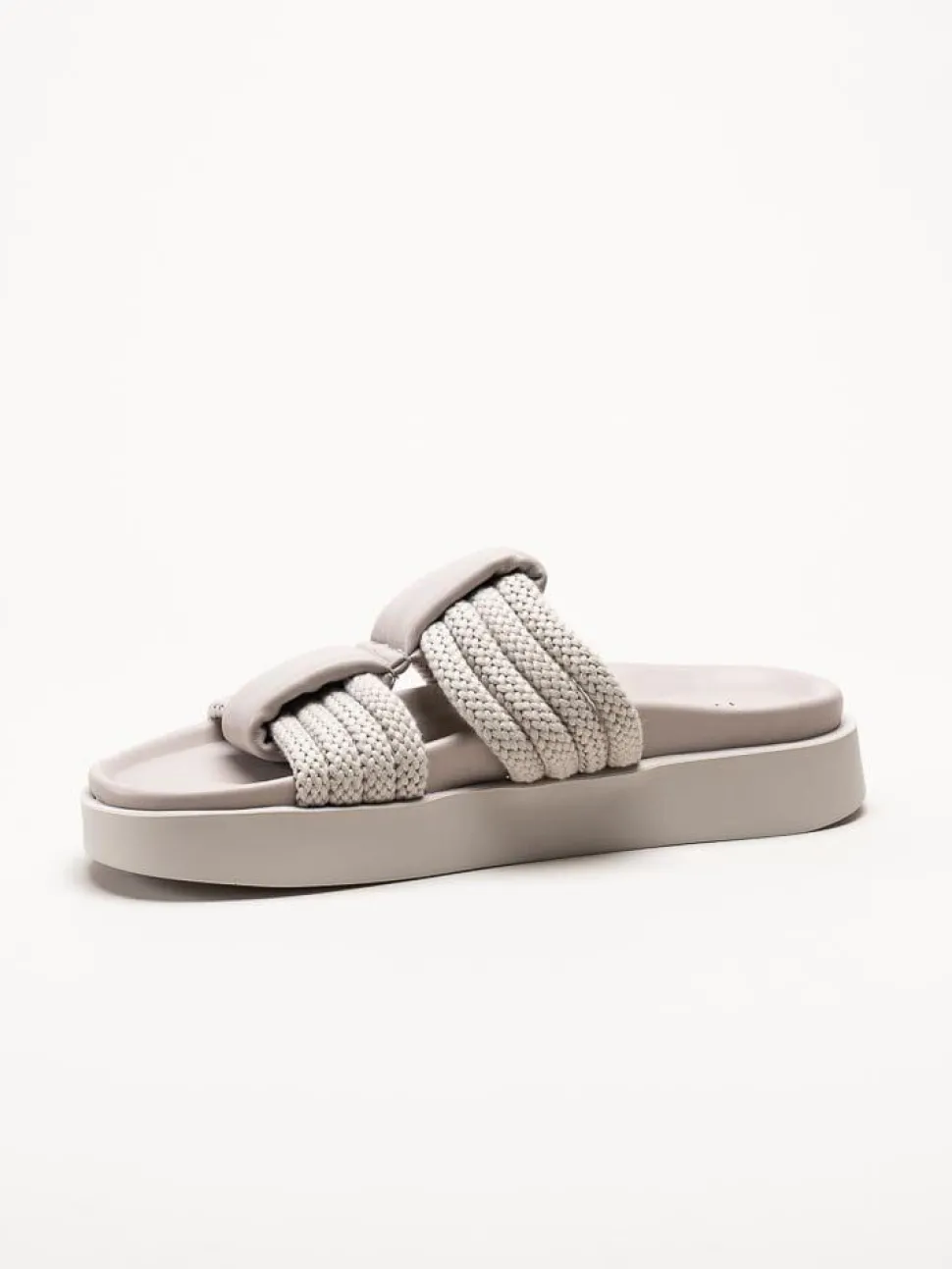 Inuikii - Cord Athena - Grå slip in sandaler i skinn
