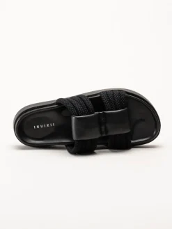 Inuikii - Cord Athena - Svarta slip in sandaler i skinn