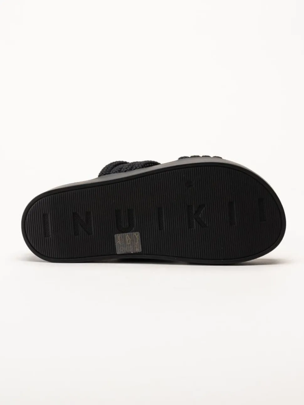 Inuikii - Cord Athena - Svarta slip in sandaler i skinn