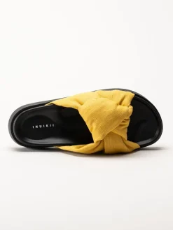 Inuikii - Oversized Linen Knot - Gula slip in sandaler