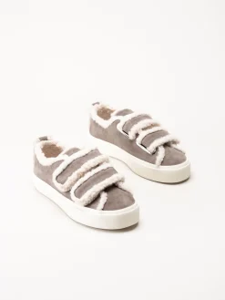 Inuikii - Shearling - Grå ullfodrade sneakers