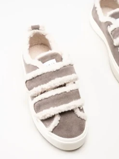 Inuikii - Shearling - Grå ullfodrade sneakers